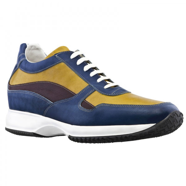 Guido Maggi Rio Full Grain Leather Shoes Yellow and Blue
