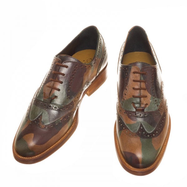 Guido Maggi Rue de Rennes Full Grain Shoes Camouflage