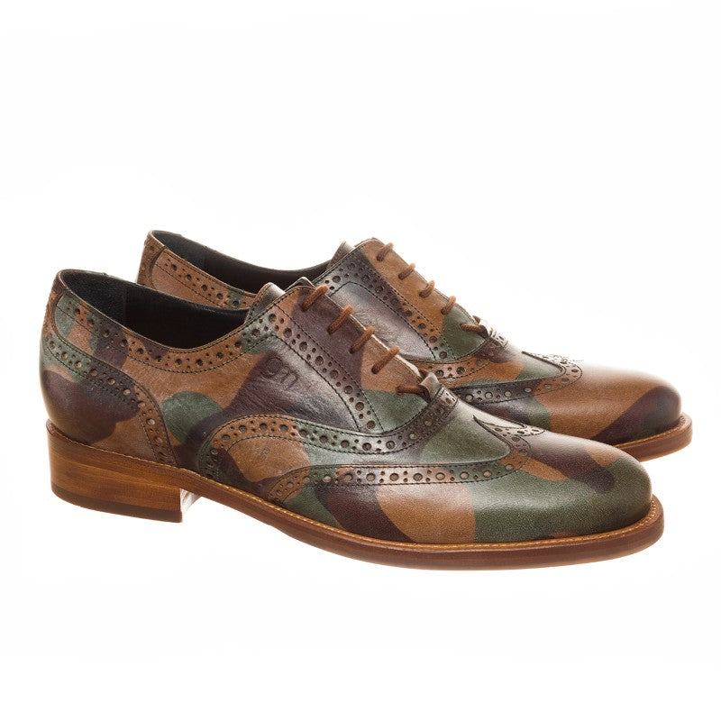 Guido Maggi Rue de Rennes Full Grain Shoes Camouflage