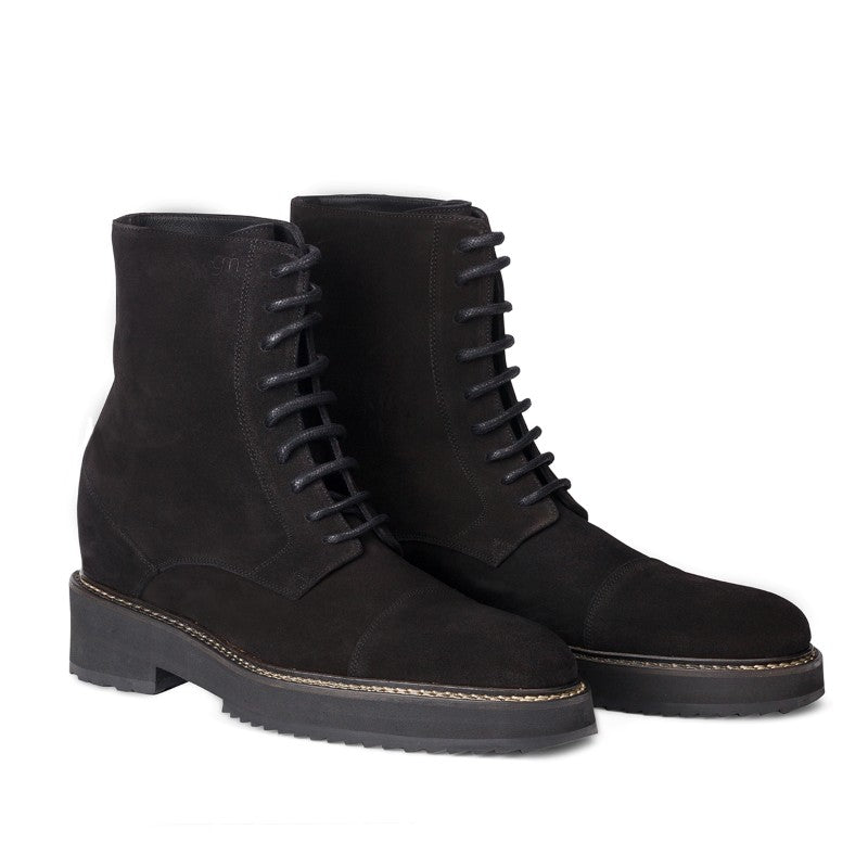 Guido Maggi Russia Calf Leather Boots Black Suede