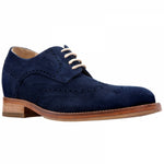 Guido Maggi Saint Tropez Suede Calf Leather Shoes Velvet Blue