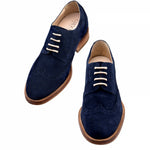 Guido Maggi Saint Tropez Suede Calf Leather Shoes Velvet Blue