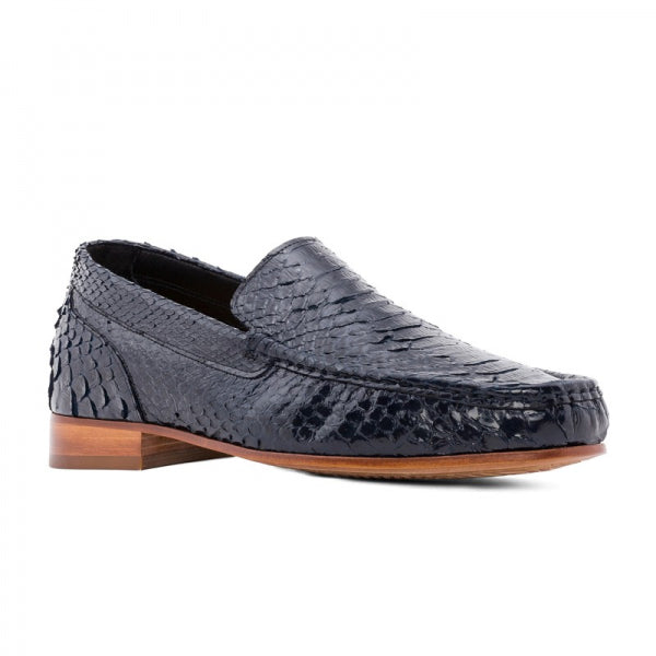 Guido Maggi Salvador Python Patent Leather Shoes Black