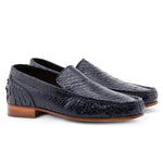 Guido Maggi Salvador Python Patent Leather Shoes Black