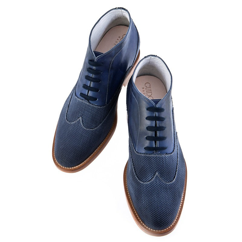 Guido Maggi San Diego Full Grain Boots Blue
