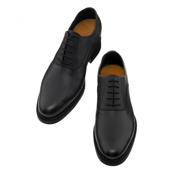 Guido Maggi Santa Monica Epi Leather Shoes Black