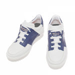 Guido Maggi Santorini Full Grain Shoes White and Blue