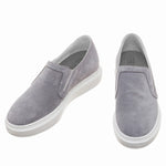 Guido Maggi Seychelles Calf Leather Shoes Gray Suede