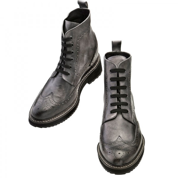 Guido Maggi Shanghai Full Grain Boots Grey Burnished