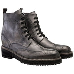 Guido Maggi Shanghai Full Grain Boots Grey Burnished