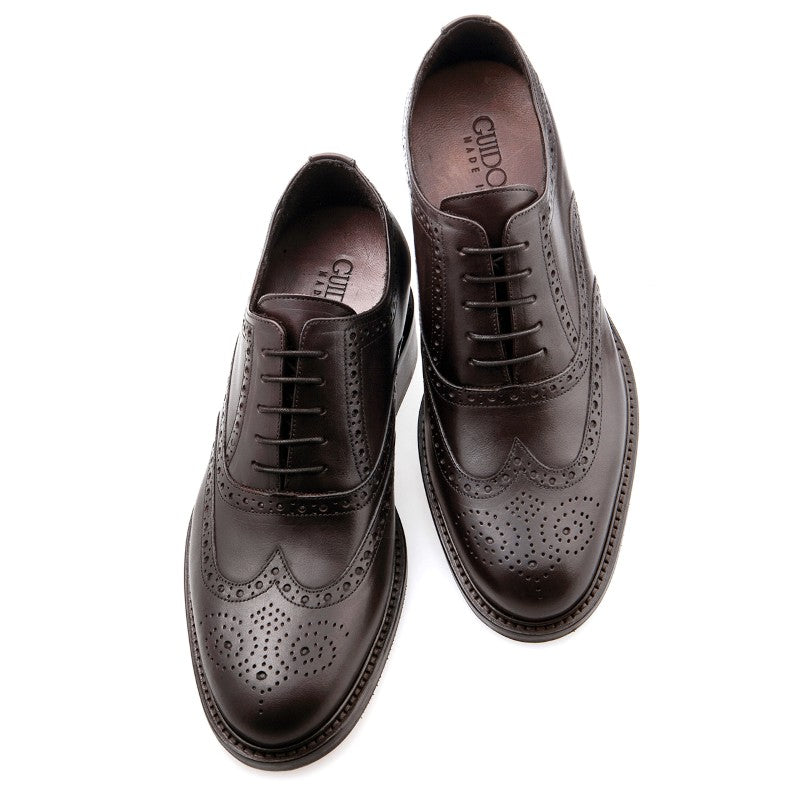 Guido Maggi Siena Full Grain Shoes Dark Brown