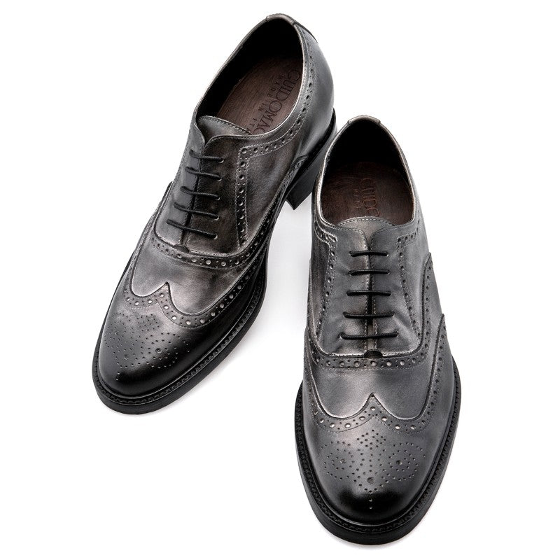 Guido Maggi Siena Full Grain Shoes Grey Burnished