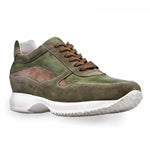 Guido Maggi Singapore Full Grain Shoes Green Suede Burnished