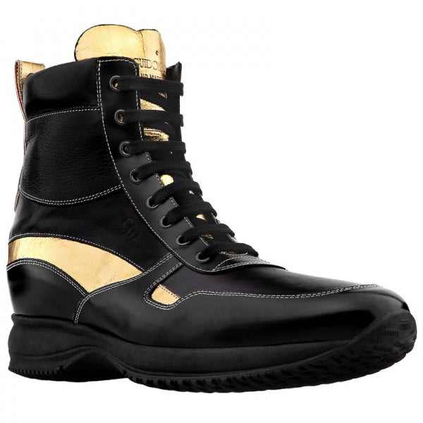 Guido Maggi SoHo Full Grain Nappa Leather Shoes Black