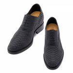 Guido Maggi South Africa Python Matt Leather Shoes Black