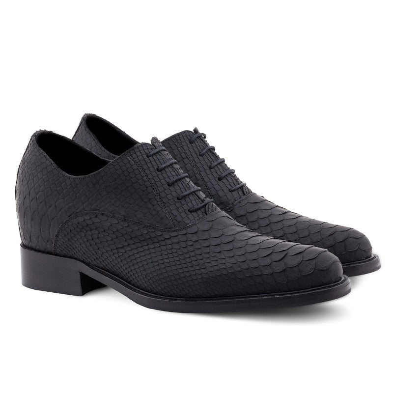 Guido Maggi South Africa Python Matt Leather Shoes Black