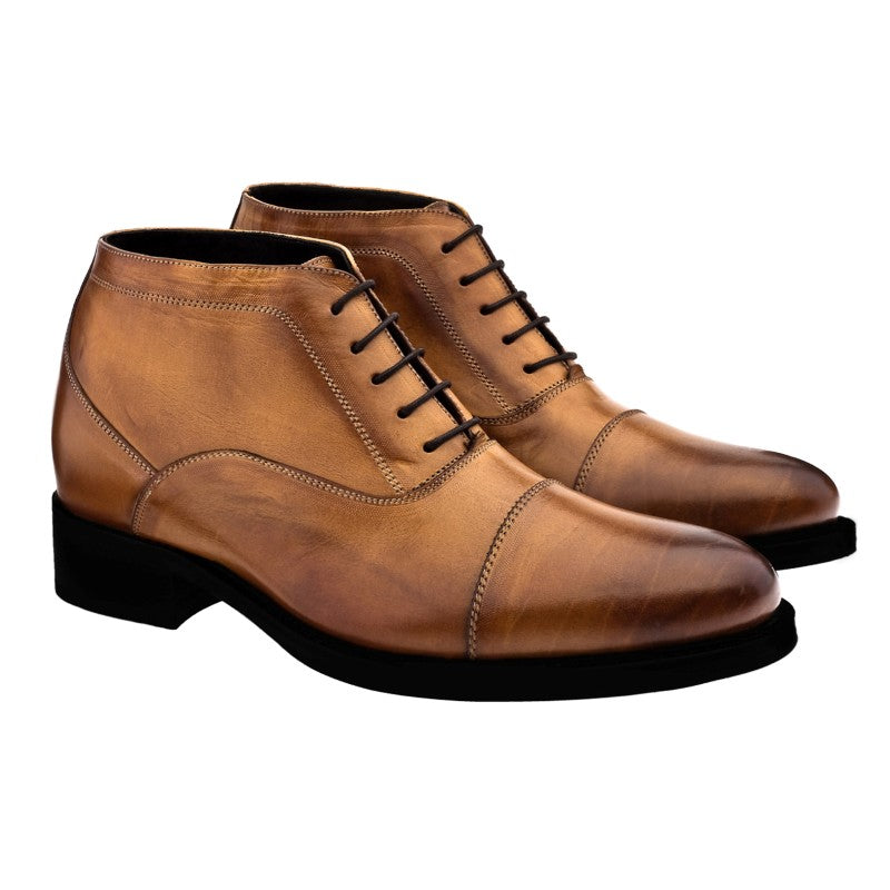 Guido Maggi Staten Island Full Grain Boots Burnished Cognac