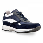 Guido Maggi Sydney Full Grain Shoes Blue Suede Burnished