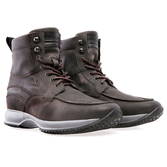 Guido Maggi Tallinn Calf Leather Shoes Grey Tanned Burnished