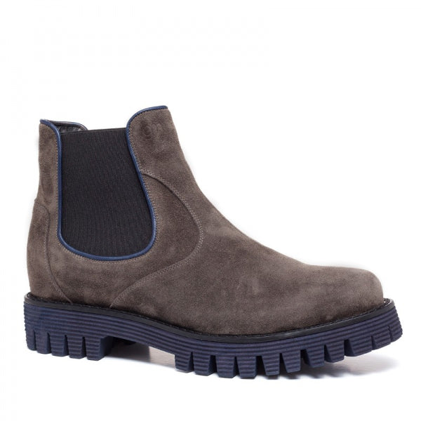 Guido Maggi Times Square Full Grain Boots Gray Suede