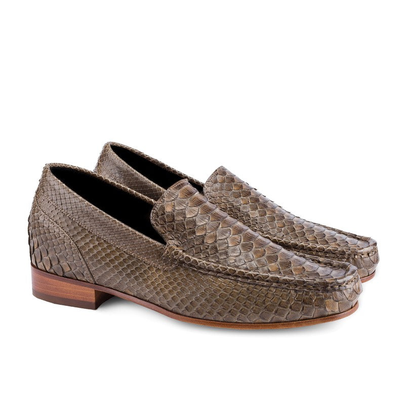 Guido Maggi United Arab Emirates Python Leather Shoes Green