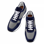Guido Maggi Venice Beach Calf Leather Shoes Blue and Grey