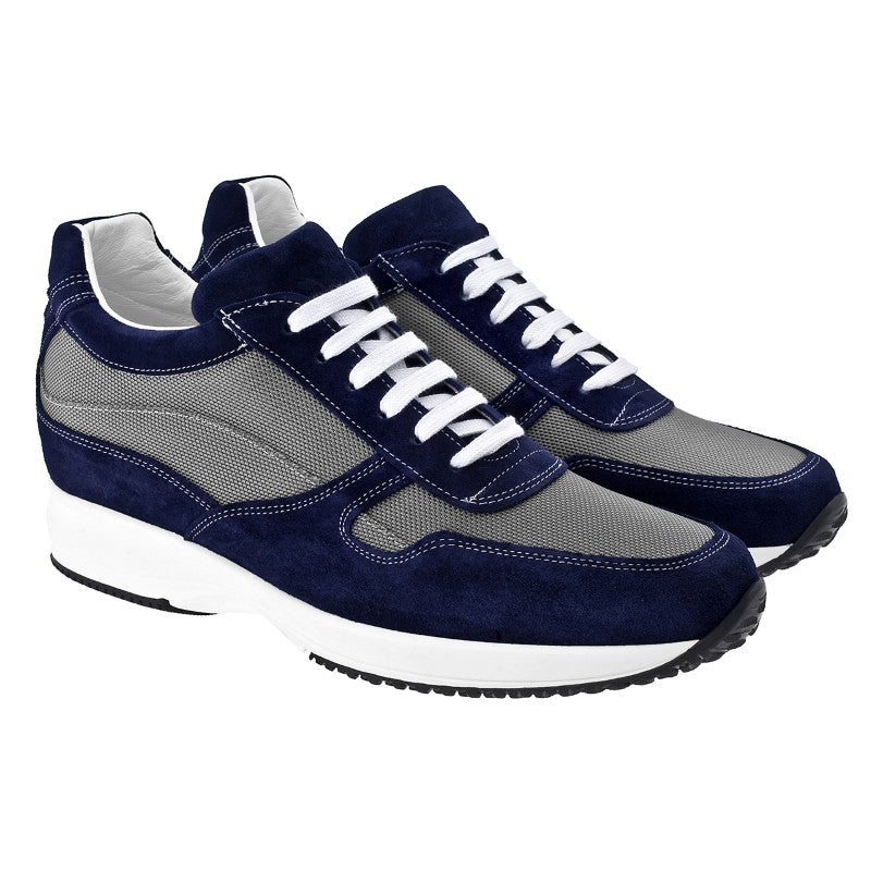 Guido Maggi Venice Beach Calf Leather Shoes Blue and Grey
