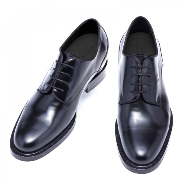 Guido Maggi Via Monte Napoleone Calfskin Shoes Shiny Black