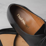 Paul Stuart Gusto Wholecut Lace-Up Shoes Black