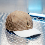 Mauri H65 Double M. Fabric & Time Hat White / Beige
