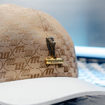 Mauri H65 Double M. Fabric & Time Hat White / Beige