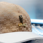 Mauri H65 Double M. Fabric & Time Hat White / Beige