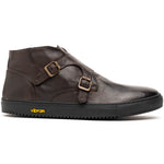 Calzoleria Toscana H884 Buffalo Doubel Monk Sneakers Dark Brown