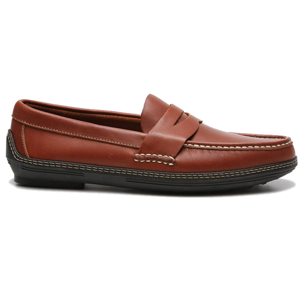 Handsewn Shoe Penny Driver Brown