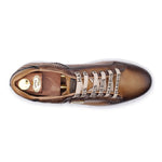 Harris Firenze 1913 Braided Leather Sneakers Brown