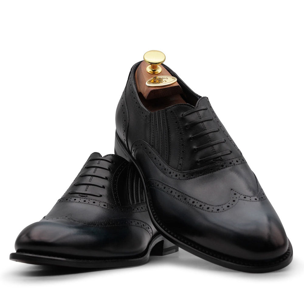 Harris Firenze 1913 Brogue Detailing Slip-On Oxford Blue