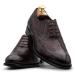 Harris Firenze 1913 Brogue Detailing Slip-On Oxford Brown