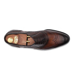 Harris Firenze 1913 Brogue Detailing Slip-On Oxford Brown