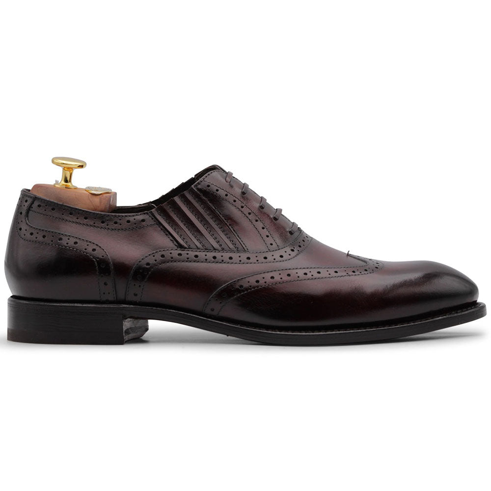 Harris Firenze 1913 Brogue Detailing Slip-On Oxford Brown