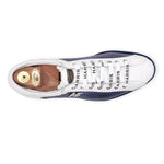 Harris Firenze 1913 Bubble / Python Print Leather Sneakers Blue