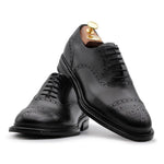 Harris Firenze 1913 Calfskin Cap Toe Shoes Black