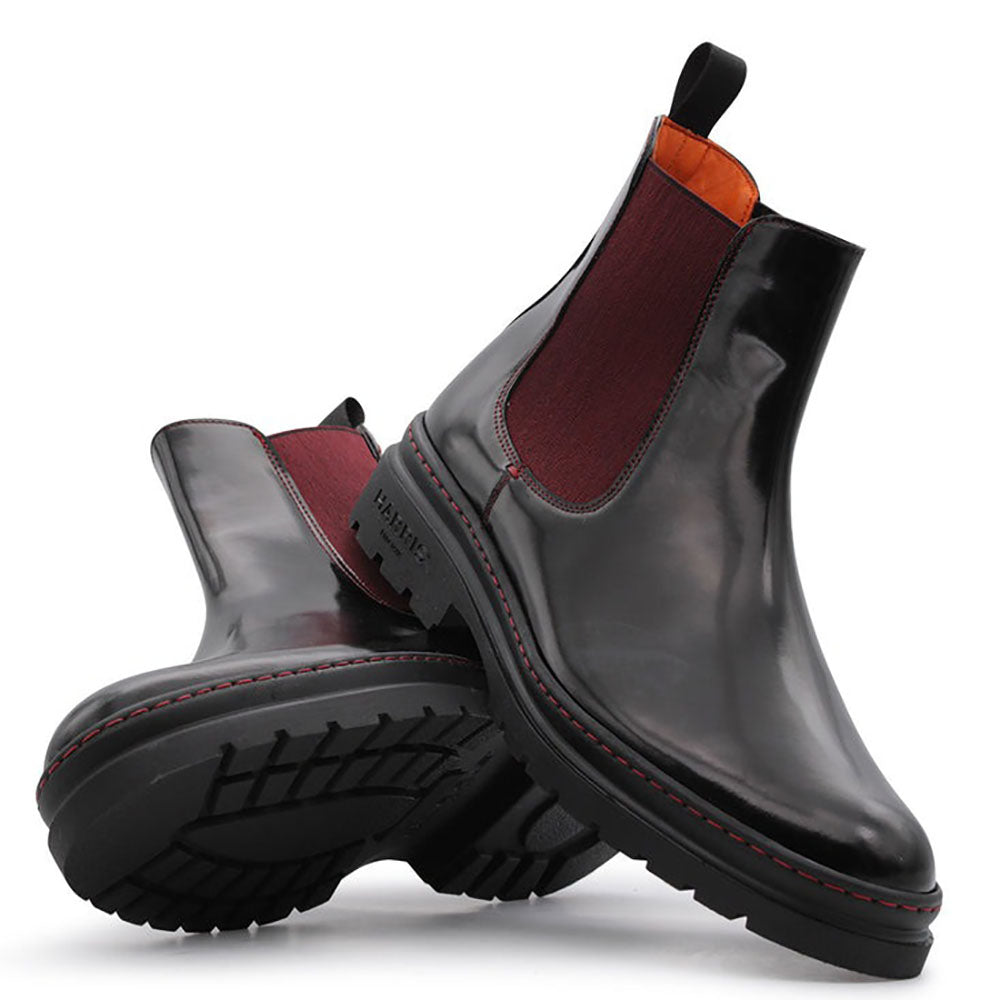 Harris Firenze 1913 Calfskin Chelsea Boots Black