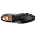 Harris Firenze 1913 Calfskin Leather Derby Shoes Black