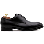 Harris Firenze 1913 Calfskin Leather Derby Shoes Black