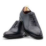 Harris Firenze 1913 Calfskin Leather Shoes Blu