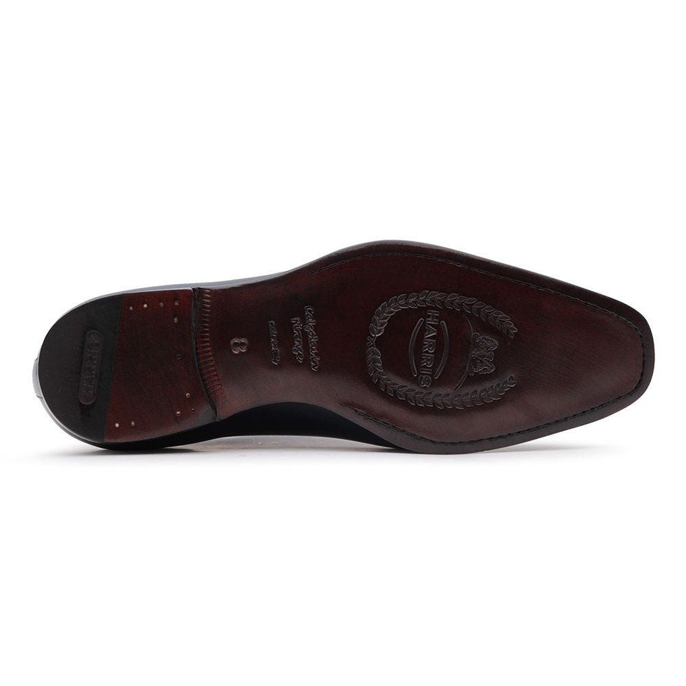 Harris Firenze 1913 Calfskin Leather Shoes Blu