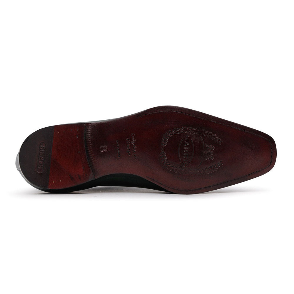 Harris Firenze 1913 Calfskin Leather Shoes Green