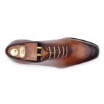 Harris Firenze 1913 Calfskin Leather Shoes Marrone