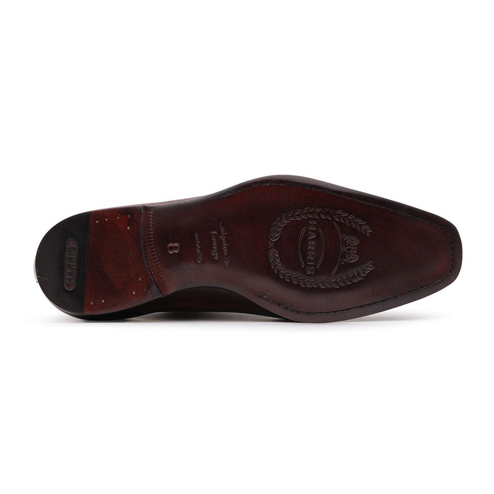 Harris Firenze 1913 Calfskin Leather Shoes Marrone