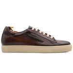 Harris Firenze 1913 Calfskin Leather Sneakers Brown